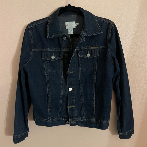 Dark Denim Jacket. - Picture 1 of 5